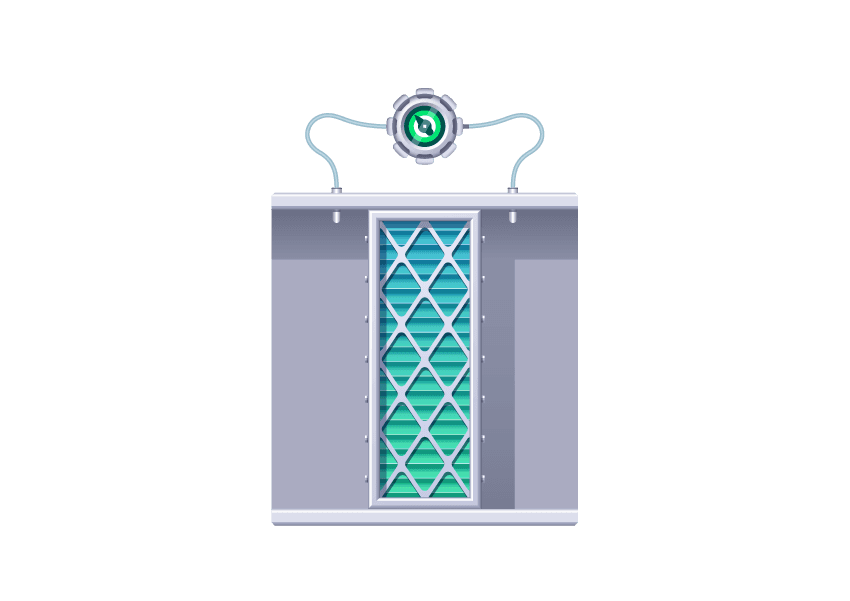 Filter Panel Horiz Clean